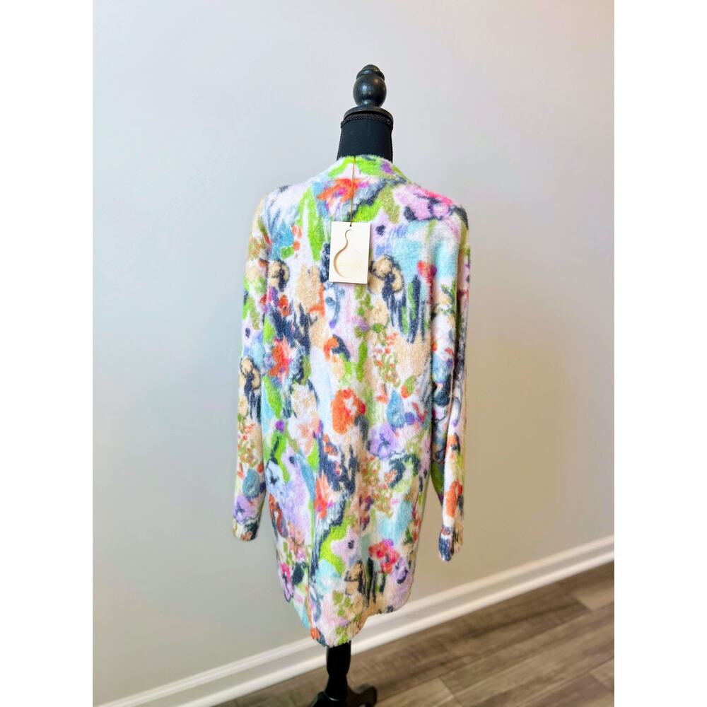 STINE GOYA Multicolor Abstract Cardigan - Picture 3 of 4